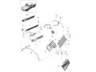 Collier de serrage pour durite. Porsche 982 Boxster / Cayman 2017>> - 99965135040